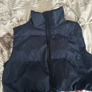 SHEIN Dark Gray Puffer Jacket